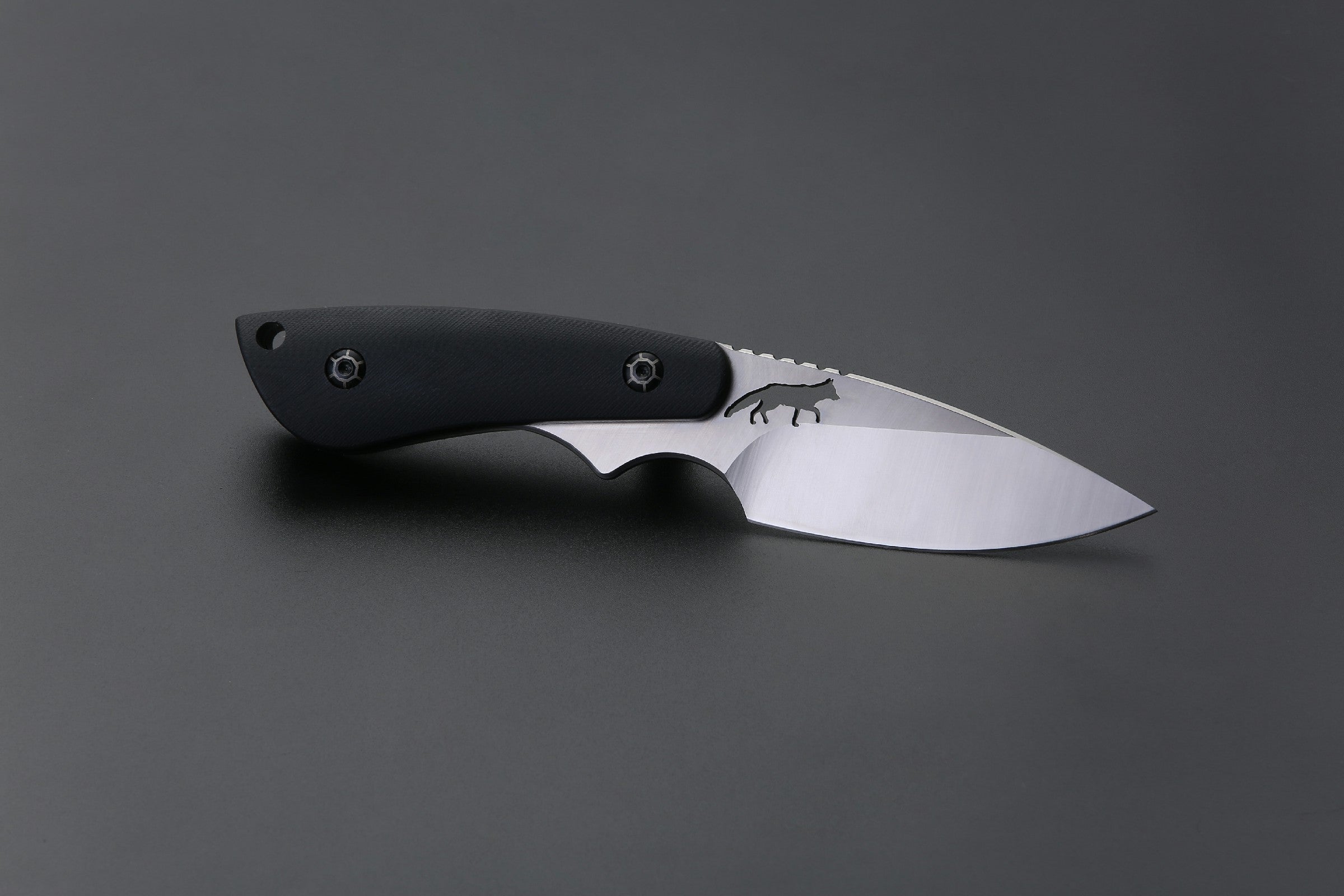 PUMA IP/ Ed Mahony fox I (Fuchs + Hasen), G10 SCHWARZ , D2 Stahl, Fuchs jagd Hasen ED MAHONY