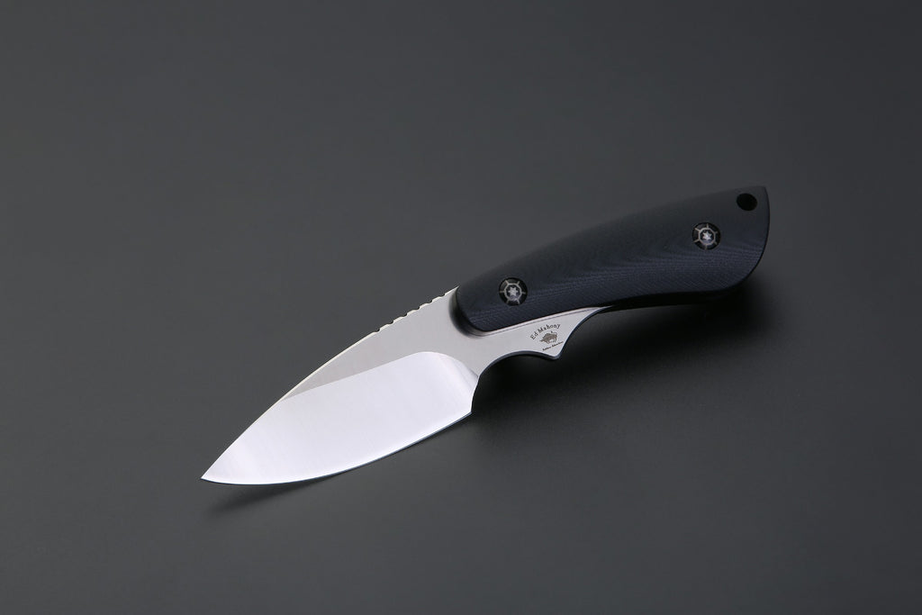 PUMA IP / Ed Mahony knight hunter,  G10 SCHWARZ, D2 Stahl, outdoor version ohne Zeichnung ED MAHONY