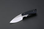PUMA IP / Ed Mahony knight hunter,  G10 SCHWARZ, D2 Stahl, outdoor version ohne Zeichnung ED MAHONY