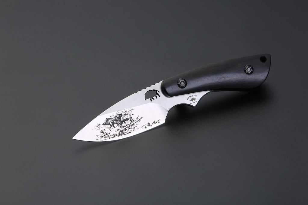 PUMA IP / Ed Mahony wildboar II (zwei Wildschweine),  Ebenholz ED MAHONY