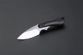 PUMA IP / Ed Mahony knight hunter, Ebenholz, D2 Stahl, outdoor version ohne Zeichnung, ohne Daumenriffelung ED MAHONY