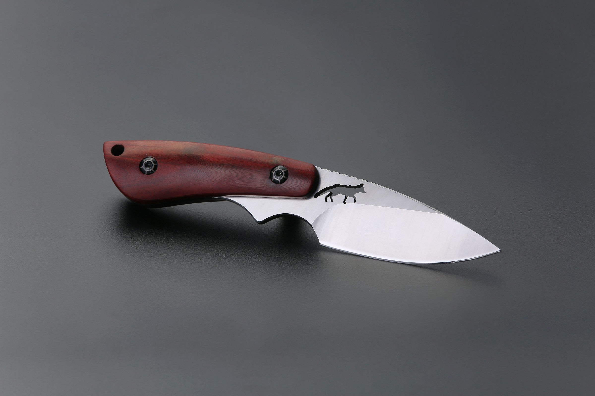 PUMA IP / Ed Mahony fox II (Fuchs + Wildente), Sandelholz, D2 Stahl, Fuchs jagd Wildente ED MAHONY