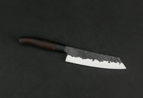 TAKAHIRO MIYAZAKI - Santoku bocho Okii - Santoku Messer 7 inch,	 Klinge aus japanischem blauem Papierstahl TAKAHIRO MIYAZAKI