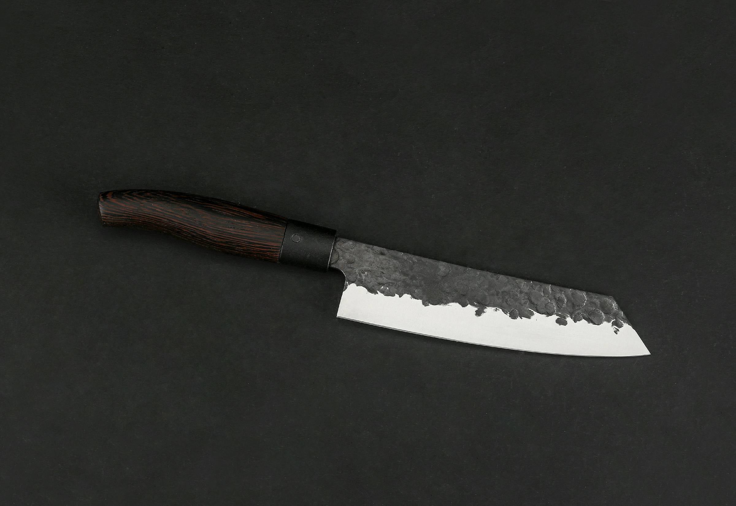 TAKAHIRO MIYAZAKI - 2-er Set Santoku Bocho Okii 7 inch und Chiisai 5.5 inch, Klinge aus japanischem blauem Papierstahl mit Griff aus Wenge TAKAHIRO MIYAZAKI