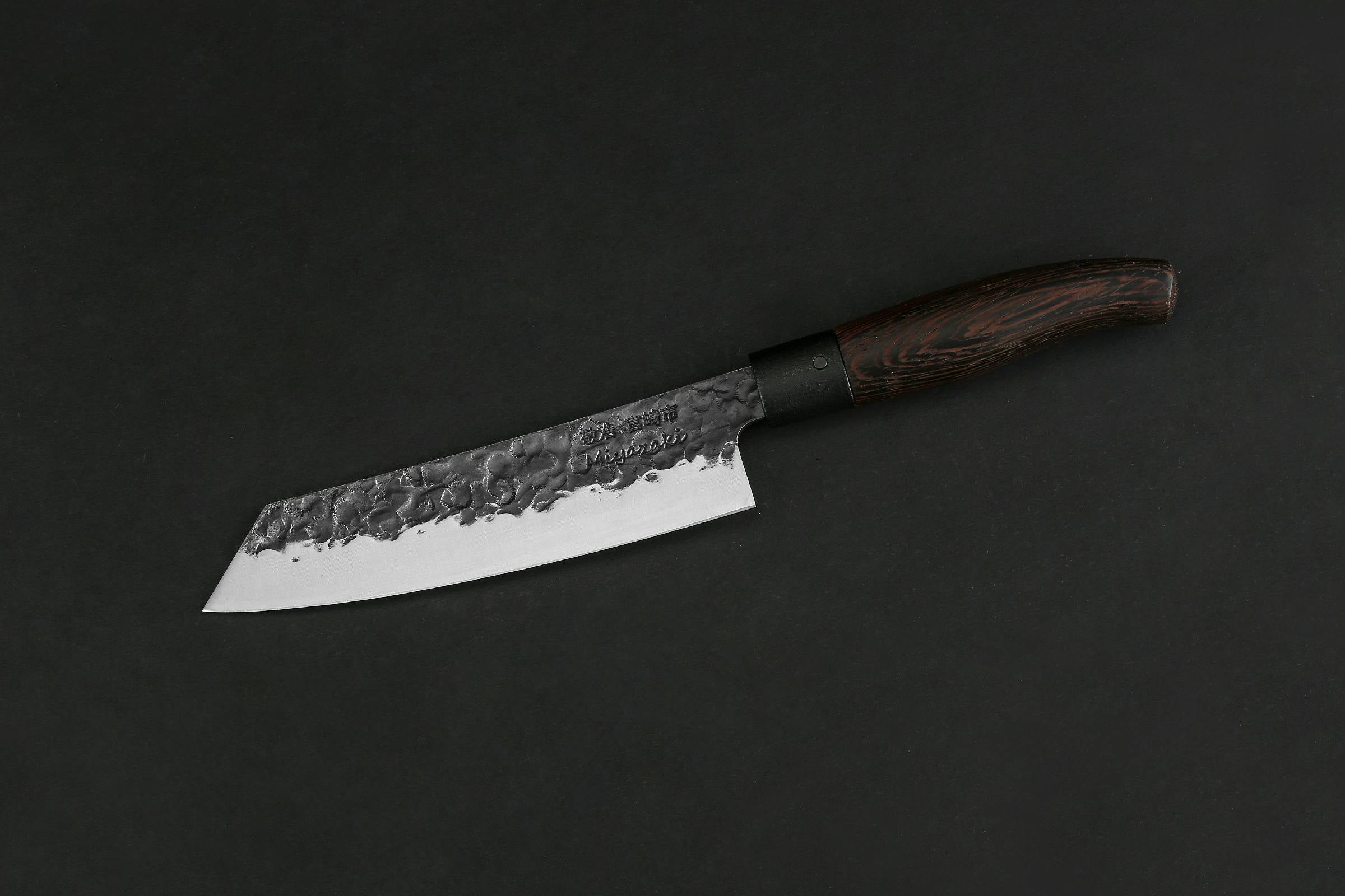 TAKAHIRO MIYAZAKI - Santoku bocho Okii - Santoku Messer 7 inch,	 Klinge aus japanischem blauem Papierstahl TAKAHIRO MIYAZAKI
