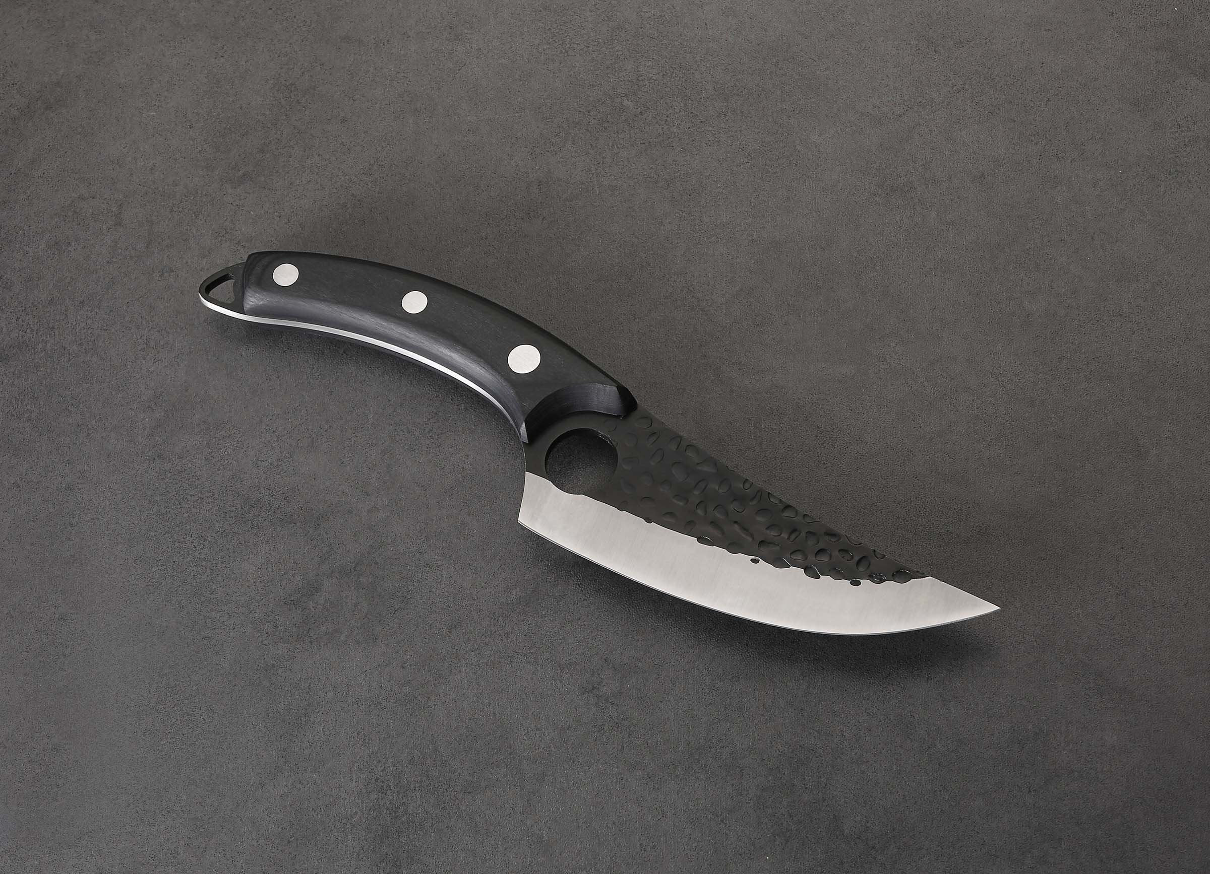IZUMI ICHIAGO Outdoor Küchenmesser , Schwarzes Pakkaholz IZUMI ICHIAGO