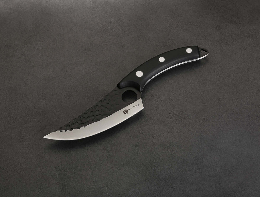 IZUMI ICHIAGO Outdoor Küchenmesser , Schwarzes Pakkaholz IZUMI ICHIAGO
