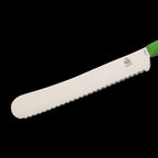 7-er Set 6 PUMA Buckelmesser mit Wellenschliff, ABS Griff mit fünf verschiedene attraktive Farben und Rollschleifer NEW EDMAHONY