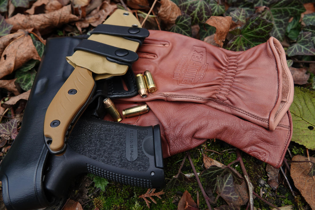 OMNIVORE Lightweight EDC, Outdoor und Self-Defence Messer mit Kydexscheide ED MAHONY