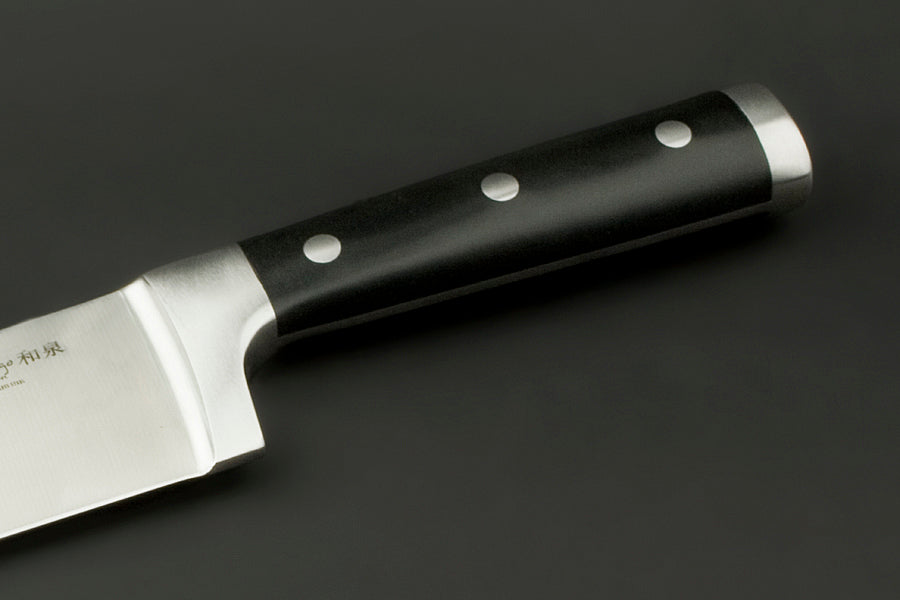 IZUMI ICHIAGO - 3-tlg. Kochmesser-Set "Professional Chef Knives" inkl. Bambustständer und zusätzlichem Wasserschleifstein IZUMI ICHIAGO