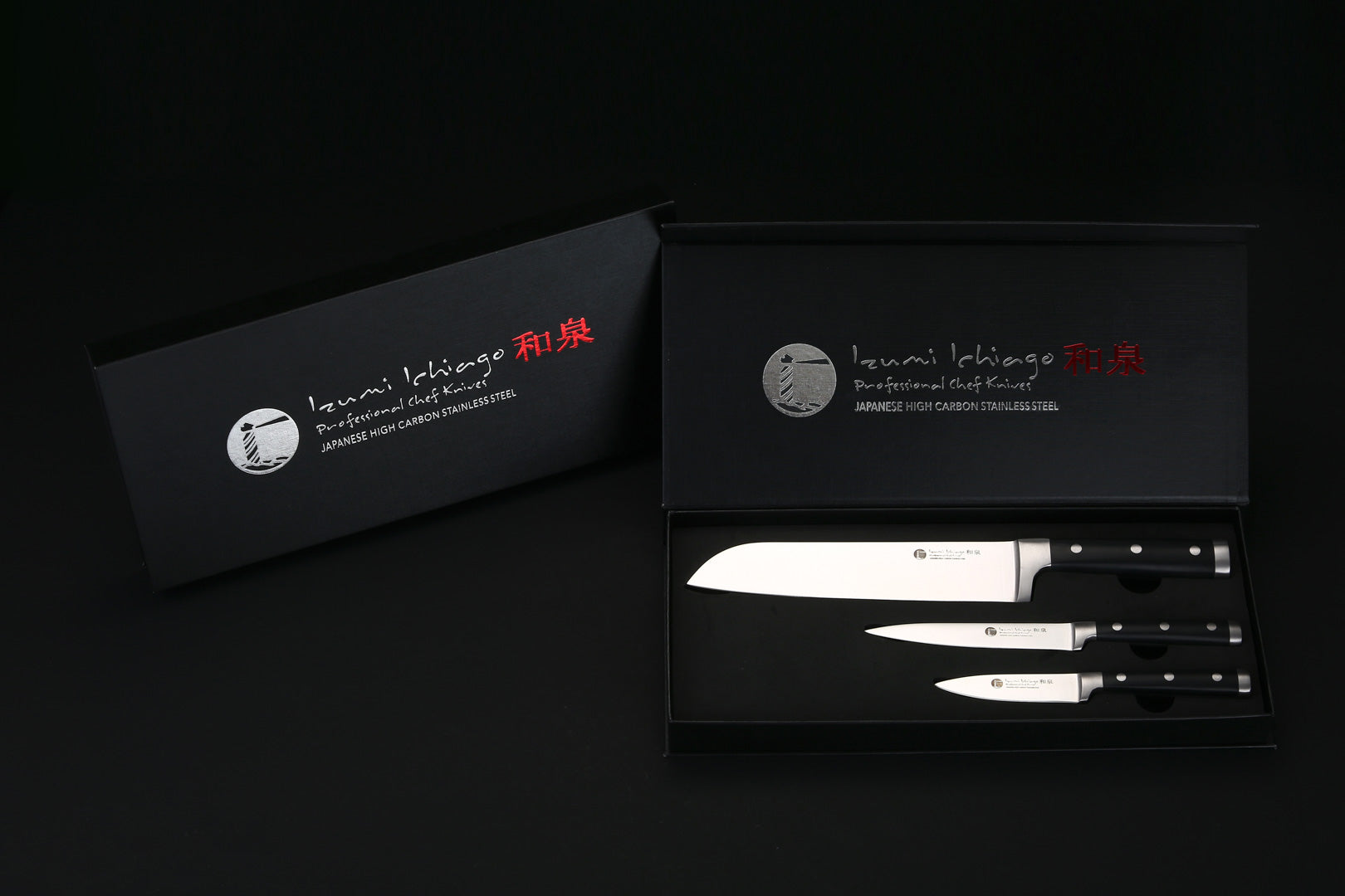 IZUMI ICHIAGO - 3-tlg. Santokumesser-Set "Professional Chef Knives" IZUMI ICHIAGO
