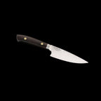 Katahiro Kubota SENSES 5" Kochmesser, VG-10 Edelstahl und 66 Lagen Damast mit brüniertem Finish mit Ebenholz-Griff KATAHIRO KUBOTA