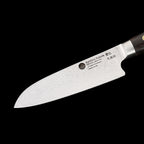 Katahiro Kubota SENSES 5" Santokumesser, VG-10 Edelstahl und 66 Lagen Damast mit brüniertem Finish mit Ebenholz-Griff KATAHIRO KUBOTA