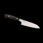 KATAHIRO KUBOTA SENSE 3-tlgs.  Kochmesser Damast set mit Bambus Magnetmesserhalter und Wasserschleifstein, 3.5"Petty Schälmesser + 5" Santokumesser +  6" Kochmesser,Japanischer VG-10 damast Edelstahl mit  Griff Ebenholz KATAHIRO KUBOTA