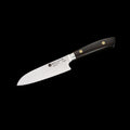 Katahiro Kubota SENSES 5" Santokumesser, VG-10 Edelstahl und 66 Lagen Damast mit brüniertem Finish mit Ebenholz-Griff KATAHIRO KUBOTA