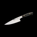 Katahiro Kubota SENSES 6" Kochmesser, VG-10 Edelstahl und 66 Lagen Damast mit brüniertem Finish mit Ebenholz-Griff KATAHIRO KUBOTA