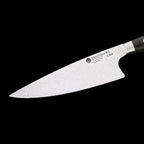 KATAHIRO KUBOTA SENSE 3-tlgs. Kochmesser Damast set mit Bambus Magnetmesserhalter und Wasserschleifstein  ,3.5" Petty Schälmesser+ 5" Kochmesser + 8" Kochmesser , Japanischer VG-10 damast Edelstahl mit  Griff Ebenholz KATAHIRO KUBOTA