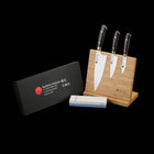with magnetic stand + sharpening stone