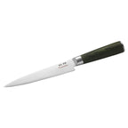 Miyazaki Kodawari flexibles Filetiermesser 7 inch, AUS-8A Stahl,  Griff aus Pakkaholz grün TAKAHIRO MIYAZAKI