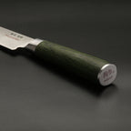 Miyazaki Kodawari flexibles Filetiermesser 7 inch, AUS-8A Stahl,  Griff aus Pakkaholz grün TAKAHIRO MIYAZAKI
