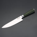 Miyazaki Kodawari Kochmesser 8 inch,  Griff aus Pakkaholz grün TAKAHIRO MIYAZAKI