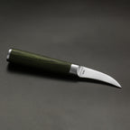Miyazaki Kodawari Tournier Obstmesser 2.3 inch, Griff aus Pakkaholz grün TAKAHIRO MIYAZAKI