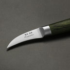 Miyazaki Kodawari Tournier Obstmesser 2.3 inch, Griff aus Pakkaholz grün TAKAHIRO MIYAZAKI