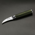Miyazaki Kodawari Tournier Obstmesser 2.3 inch, Griff aus Pakkaholz grün TAKAHIRO MIYAZAKI