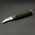 Miyazaki Kodawari Tournier Obstmesser 2.3 inch, Griff aus Pakkaholz grün TAKAHIRO MIYAZAKI