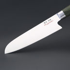 Miyazaki Kodawari Santokumesser 7 inch, Griff aus Pakkaholz grün TAKAHIRO MIYAZAKI