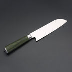 Miyazaki Kodawari Santokumesser 7 inch, Griff aus Pakkaholz grün TAKAHIRO MIYAZAKI