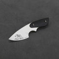 PUMA IP/ Ed Mahony  Kleiner Keiler, G10 Schwarz Glasfaser Karbon, mit Kydexscheide Halskette ED MAHONY