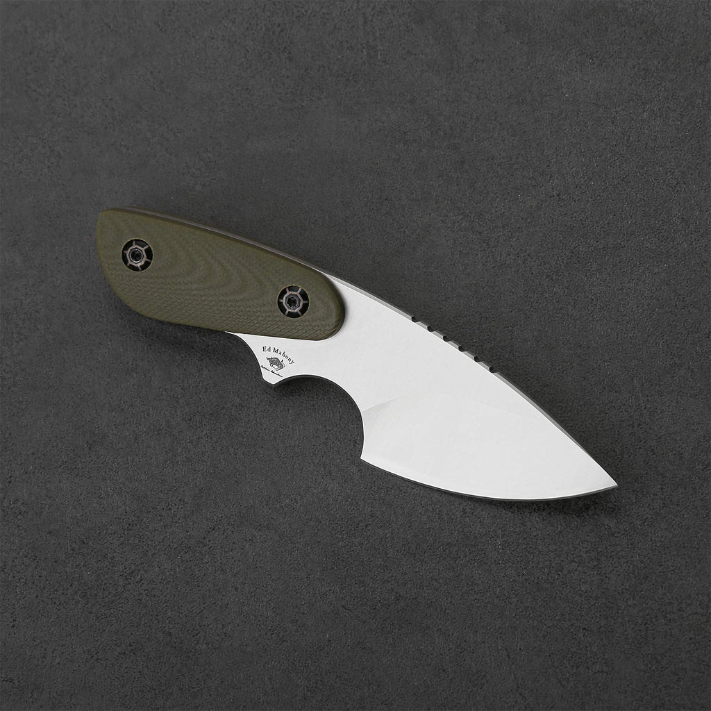 PUMA IP/ Ed Mahony  Kleiner Keiler, G10 grün Glasfaser Karbon, mit Kydexscheide Halskette ED MAHONY
