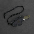 PUMA IP/ Ed Mahony  Kleiner Keiler, G10 grün Glasfaser Karbon, mit Kydexscheide Halskette ED MAHONY