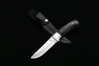 ED MAHONY Sika deer Hunter, Jagdmesser, Griffschalen aus Ebenholz, 440C NEW EDMAHONY